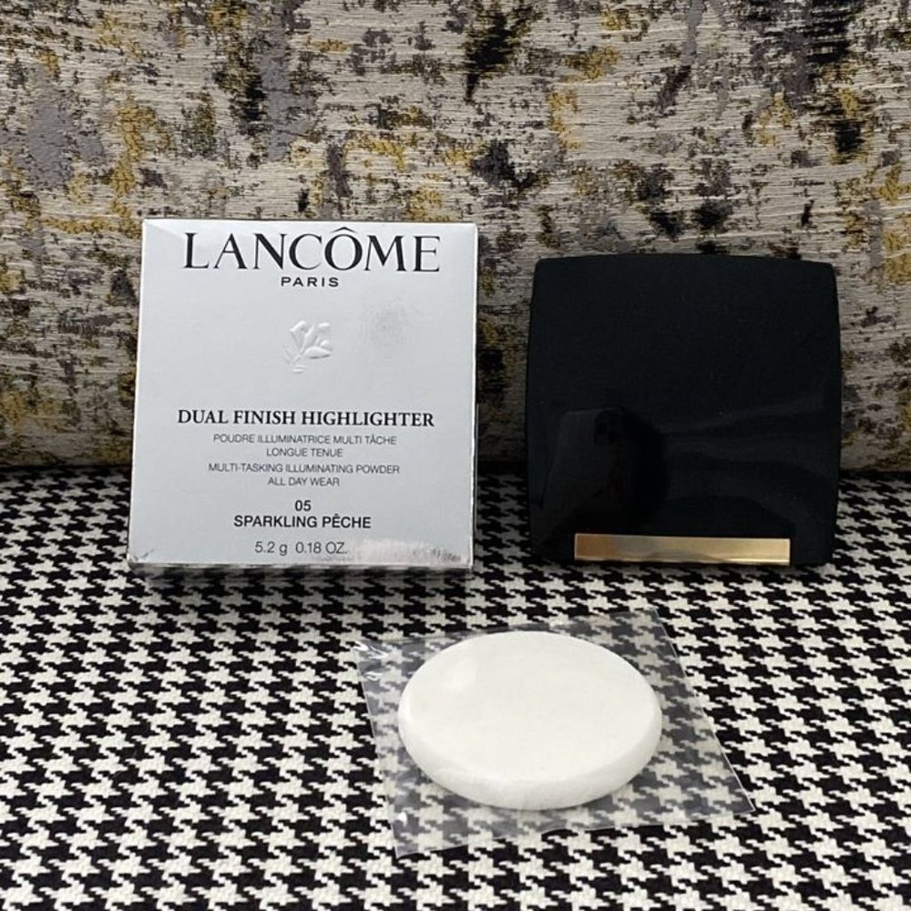 NEW: Lancome Dual Finish Highlighter | 05 Sparkling Peche